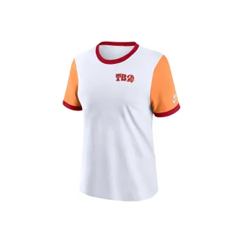 Nike Tampa Bay Buccaneers Rewind Women's Nike Nfl Ringer T Shirt