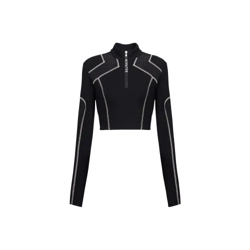BALMAIN Crop Tops Women's Black
