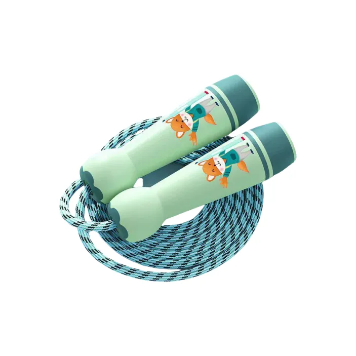 Kaikang Student Supply Non Countable Jump Ropes Kindergarten Kids' ABS Controller, Cotton Cord-4