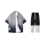 Dark Gray (Short-Sleeved Shirt and Pants)