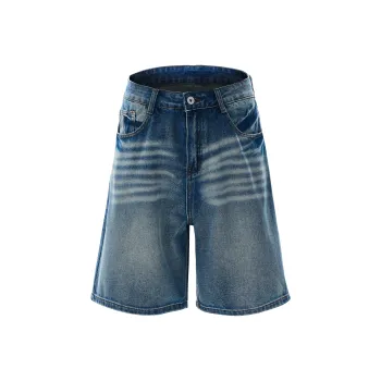 Endless Abyss Denim Shorts Unisex
