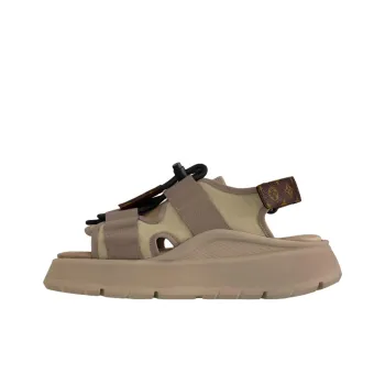 LOUIS VUITTON Chameleon Comfort Beach Sandals Women's Taupe