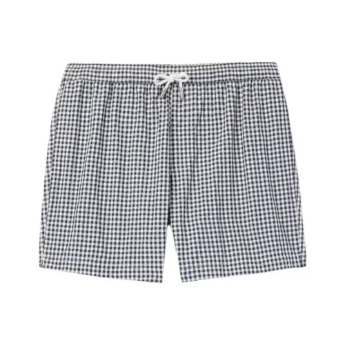 MR P 블랙 남성 수영 반바지