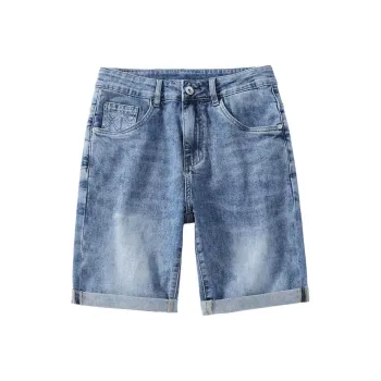 Chisportate Denim Shorts Unisex Blue