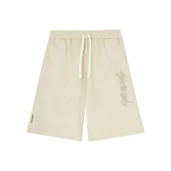 Suamoment Loose Fit Five Button Sports Casual Shorts Unisex