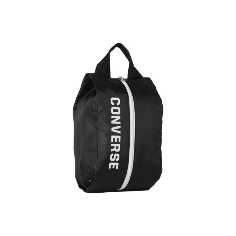 Converse Polyester Portable Shoe Box Shoe Bag Small Size Unisex Black-0