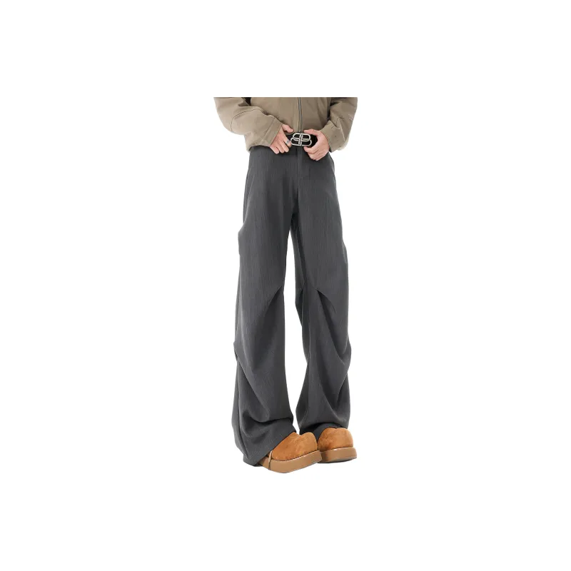 Love Monster Casual Pants Unisex Gray-0