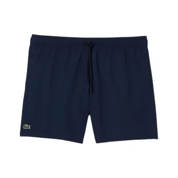 LACOSTE Logo Patch Drawstring Swim Shorts