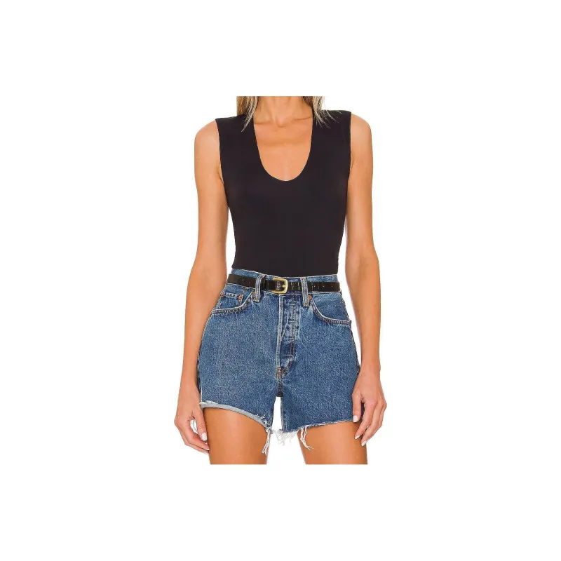FREE PEOPLE Tank Tops Women's Black-0