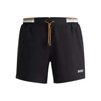 HUGO BOSS Logo print Swim Shorts
