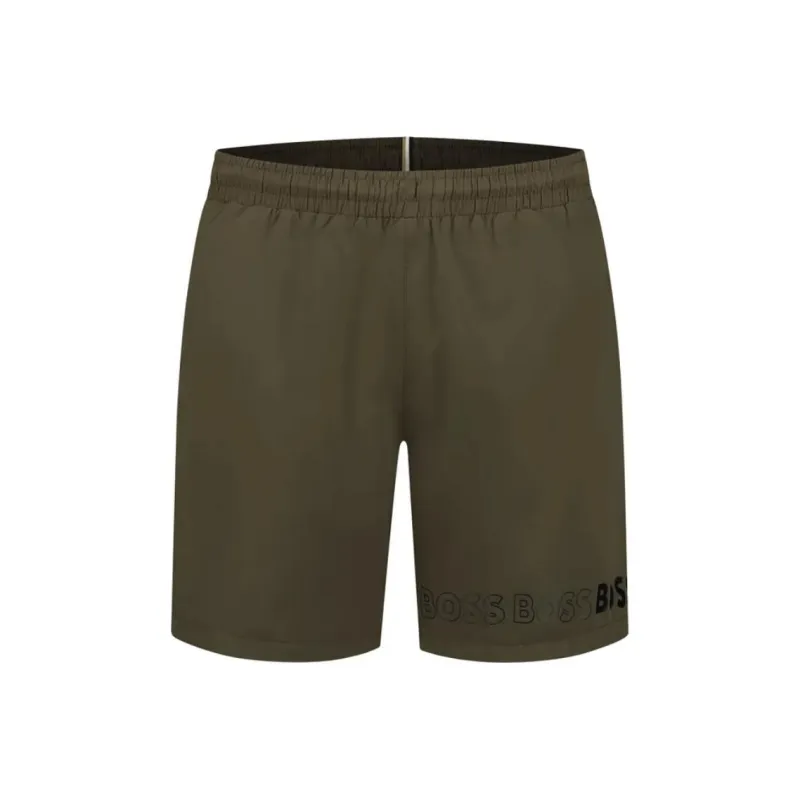 HUGO BOSS X Assos Co branded Series Swimming Shorts Men's Dark Brown-0