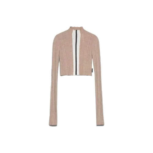 PALM ANGELS Slim Fit Sweater Women's Beige
