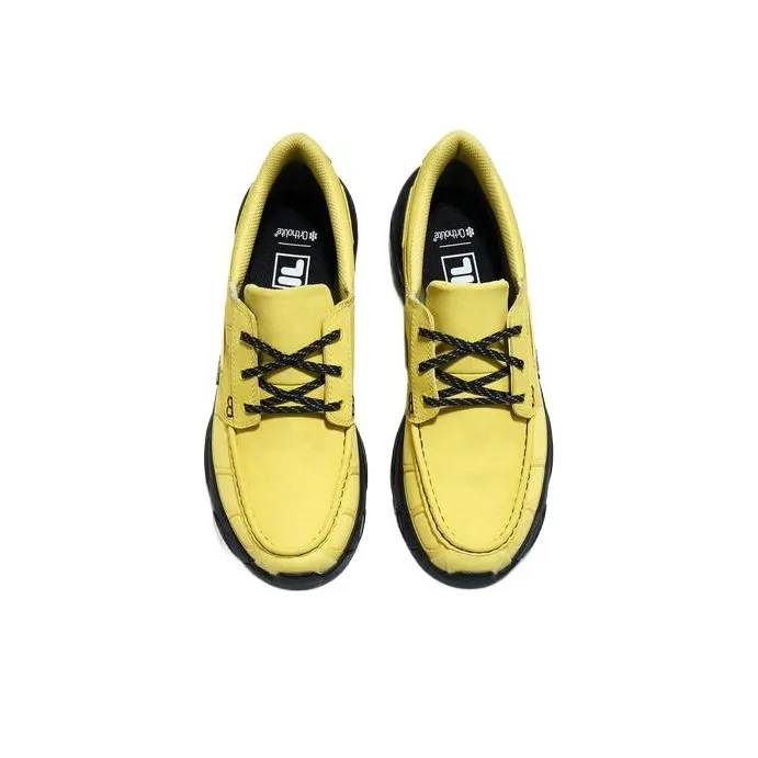 FILA REPLICA Mid Top Casual Shoes Men's Yellow-3