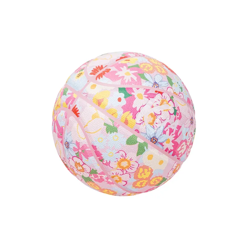 Kuangmi PU Basketball Pink Multicolor Size 7 Ball Street Unisex-4