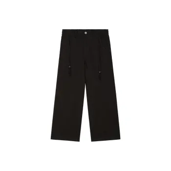SIMPLE PROJECT Casual Pants Unisex Dark Coffee