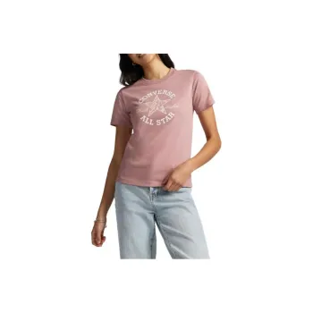 Converse Chuck Taylor Floral T-Shirts Women's Pink