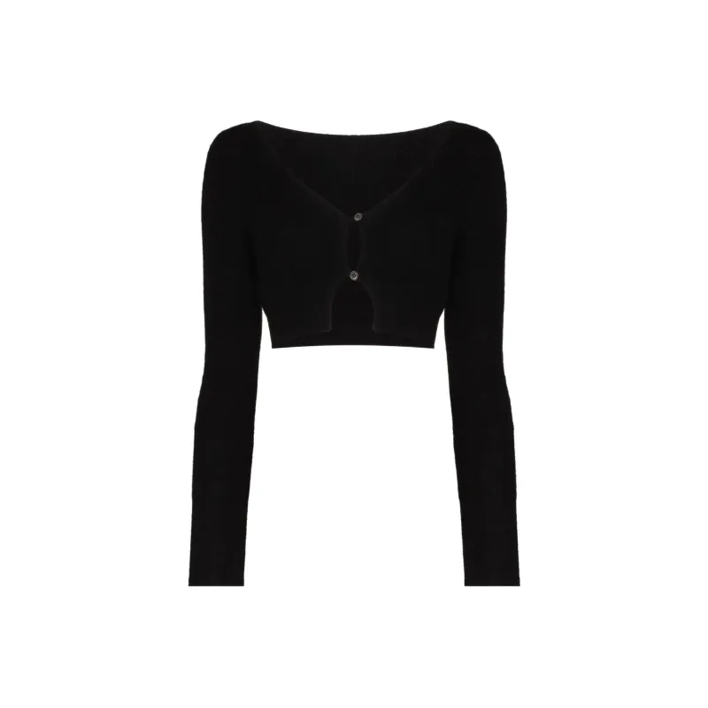 Jacquemus Crop Tops Women's Black-0