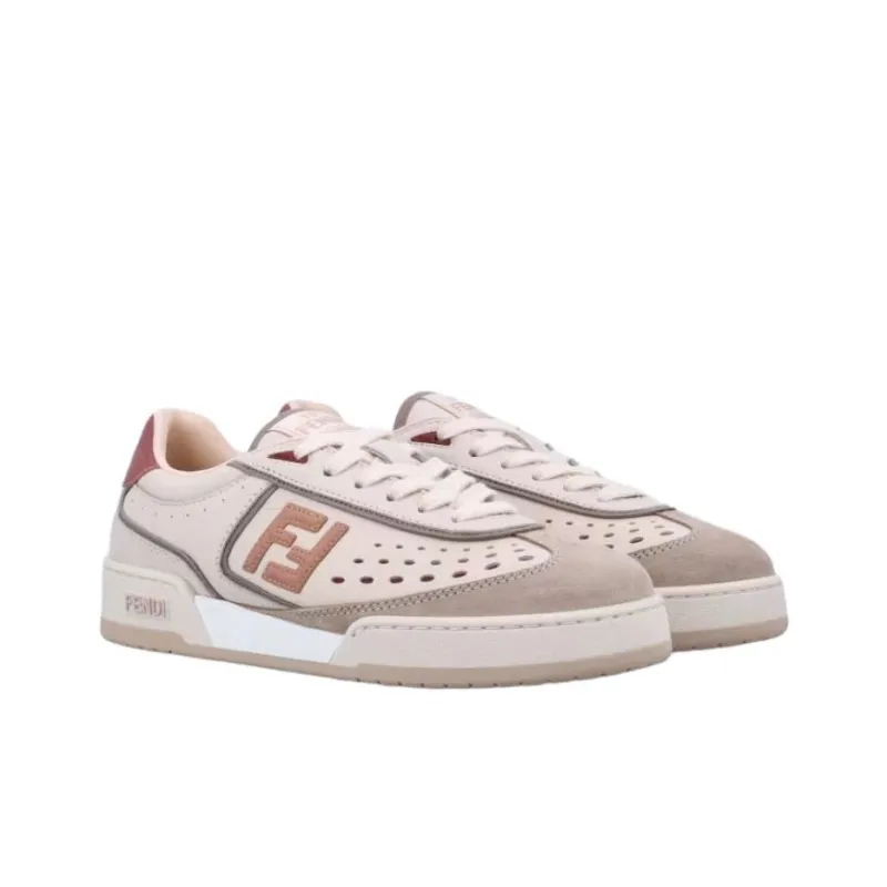 FENDI Low Top Skateboard Shoes Women's Pink-2