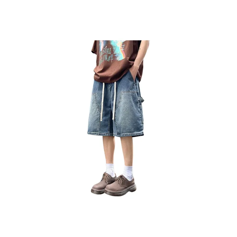 BENGEN Vibe Denim Shorts Unisex-0