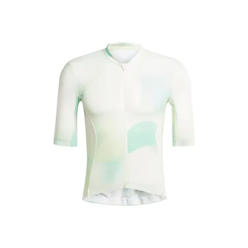 Adidas Tempo 3-Stripes Nature Art Cycling Jersey Cycling Clothing Men's Light Green