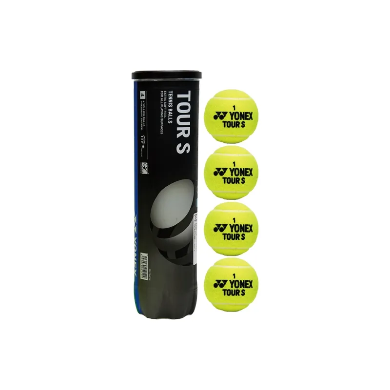 YONEX TOUR S Tennis Balls Wool, Nylon, Polyester Training Ball Yellow-0