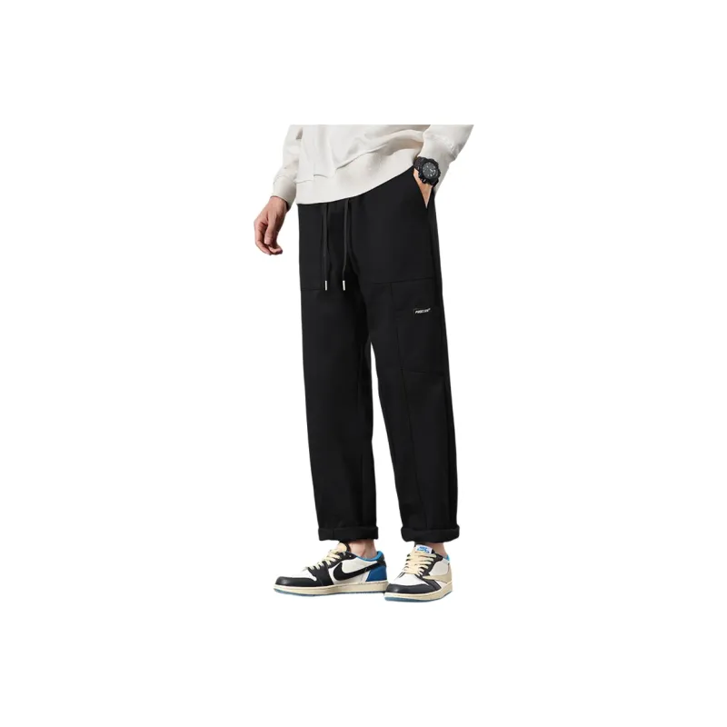 RENBEN Casual Pants Unisex Army Green-12