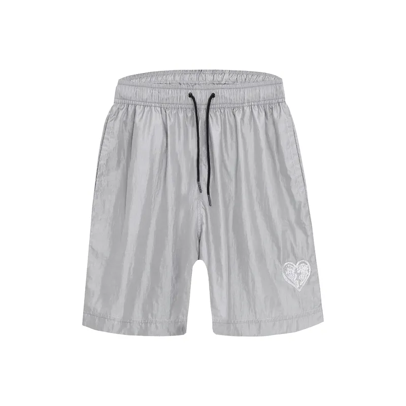 A11SLAVE Loose Fit Shorts Unisex Gray-0
