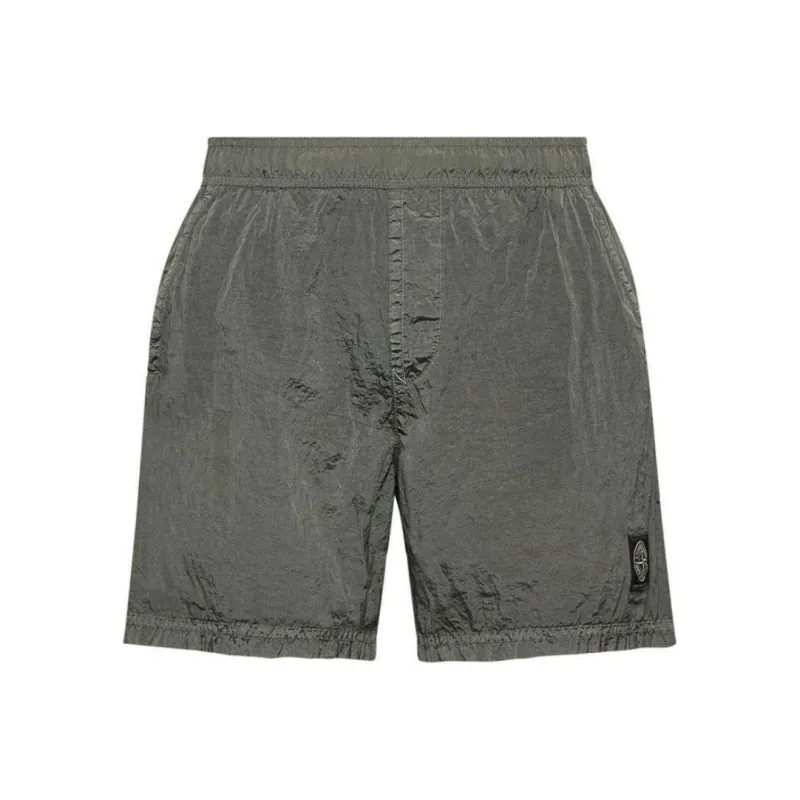 STONE ISLAND Compass Patch Swim Shorts-0