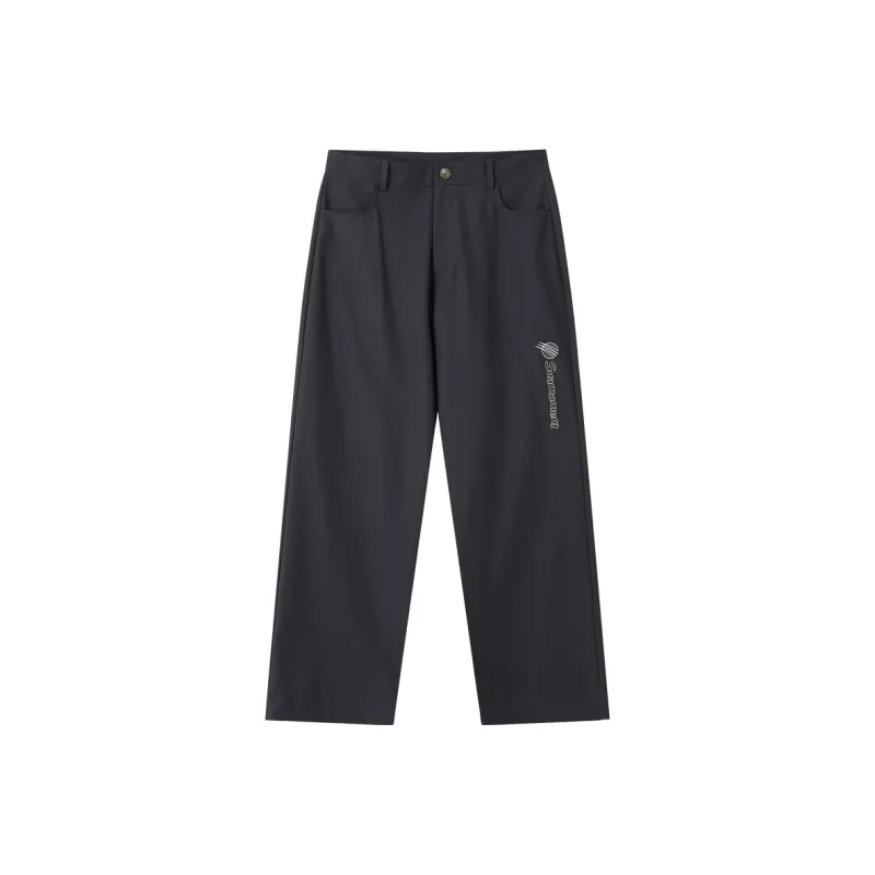 Suamoment Wide Leg Straight Fit Pants Autumn New Arrival Vintage Couple Casual Pants Unisex-0
