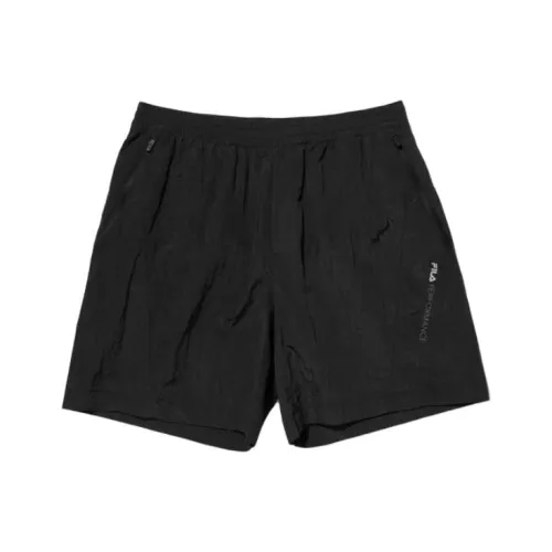 FILA Performance Hype Ripstop 3/4 Pants Casual Shorts Unisex Black