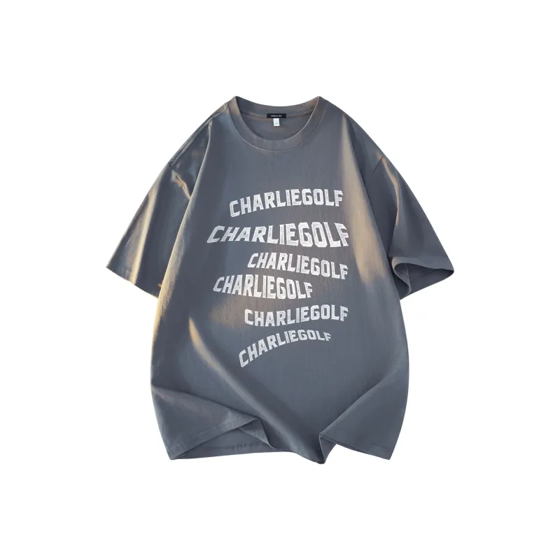 CHARLIE GOLF T Shirt Unisex Black-4