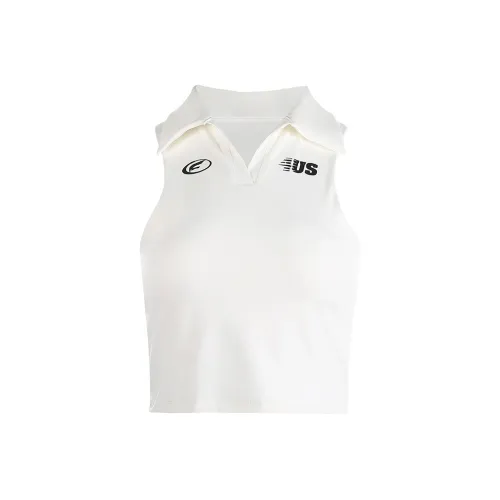 FORUYES Tennis Top Women's White