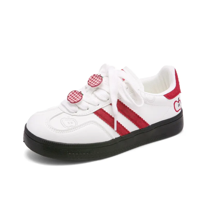 Lovely You Abrasion Resistant Lightweight Slip Resistant Low Top Skateboard Shoes Women's-22