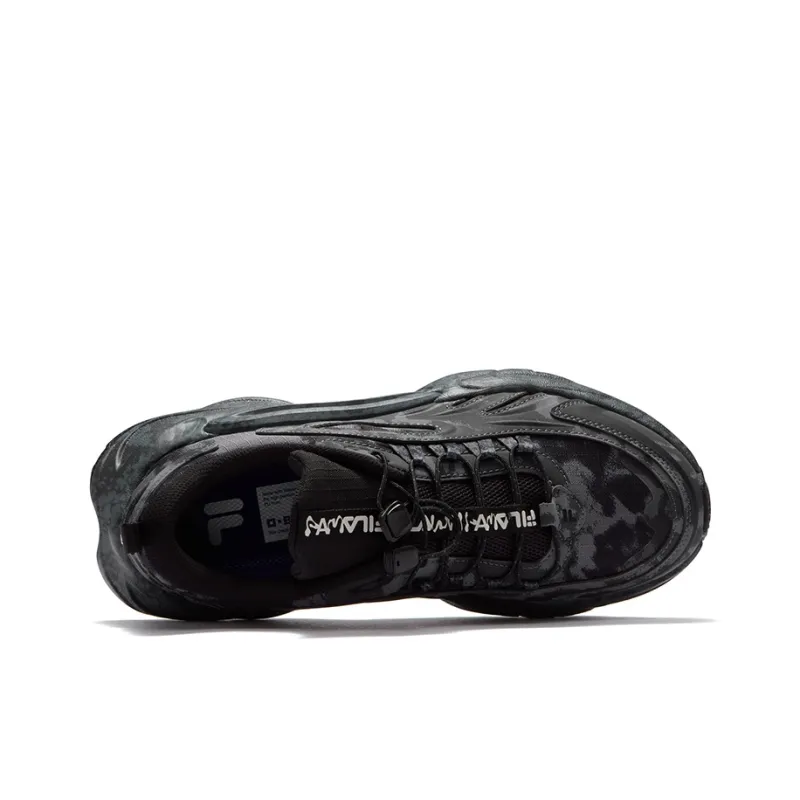 FILA FUSION FORCE X P.A.M. Gravity Shoes Low Top Running Shoes Women's Gray Black-2