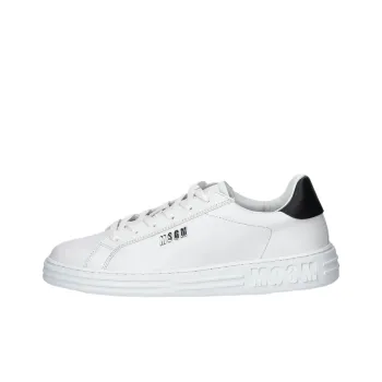 MSGM Low Top Skateboard Shoes Men's White