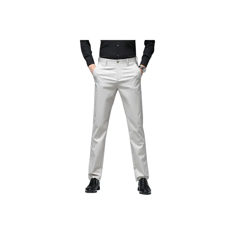 Devanro Casual Pants Men's Khaki-0