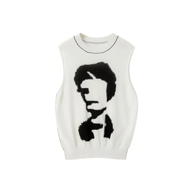 SOON FLOWER Tank Top Women's White-0