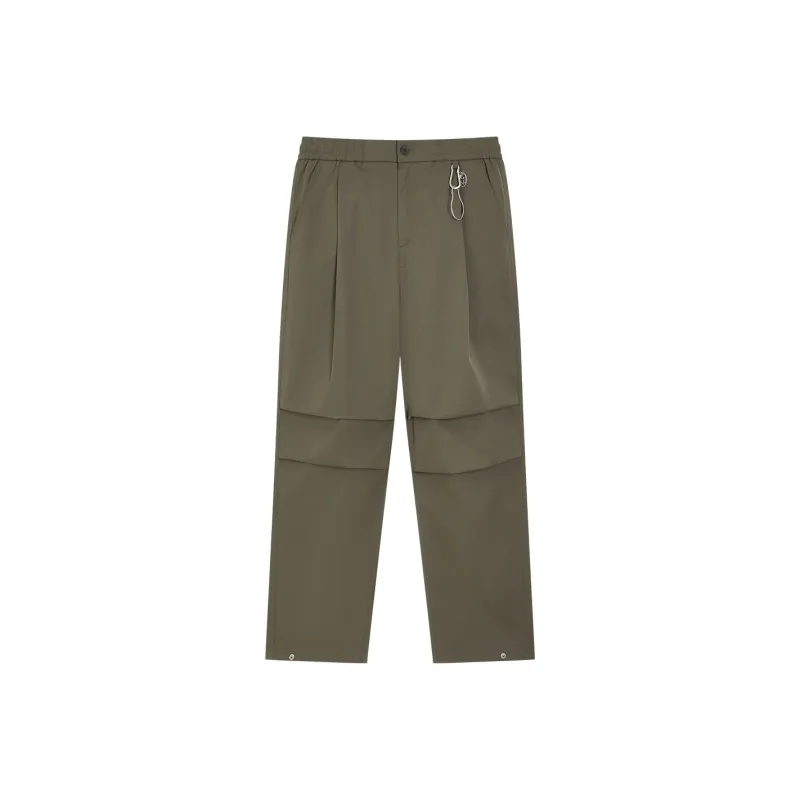 FUN Casual Pants Men's Army Green-0
