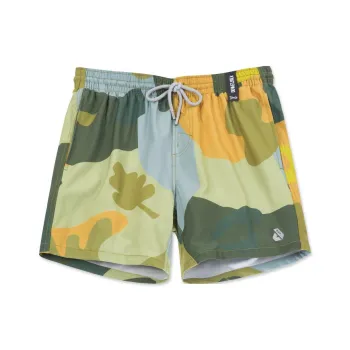 DUNKELVOLK Beach Shorts Men's Olive Green
