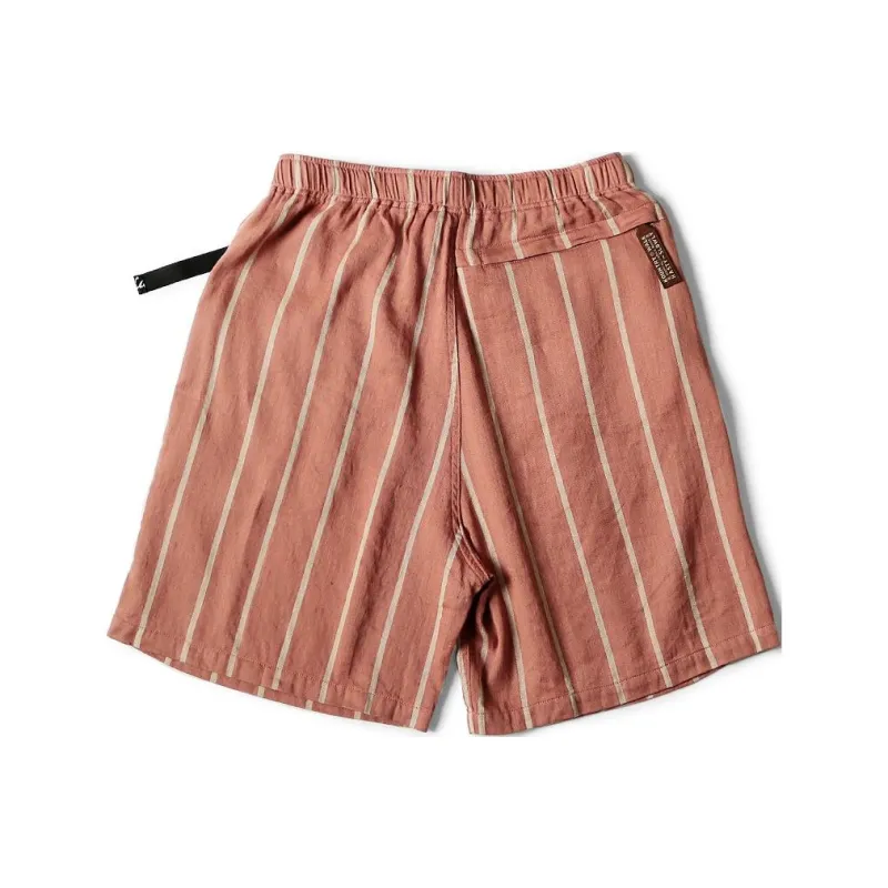 Kapital Linen Phillies Stripe Easy Shorts-2