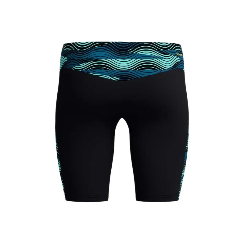 Speedo Endurance+MaxCompression Swimming Shorts Men's Black/Blue Green-1