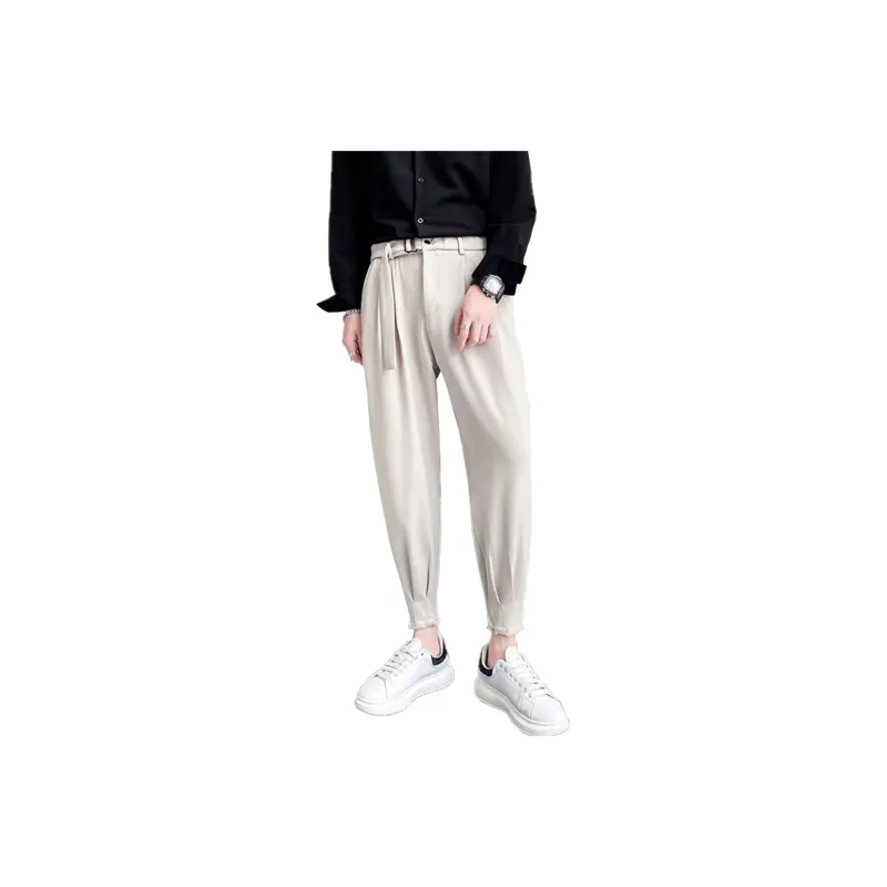 AMANDA BY Casual Pants Summer Men's Black-2