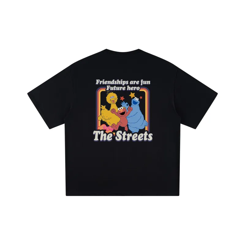 SESAME STREET Short Sleeved T Shirts Unisex-0