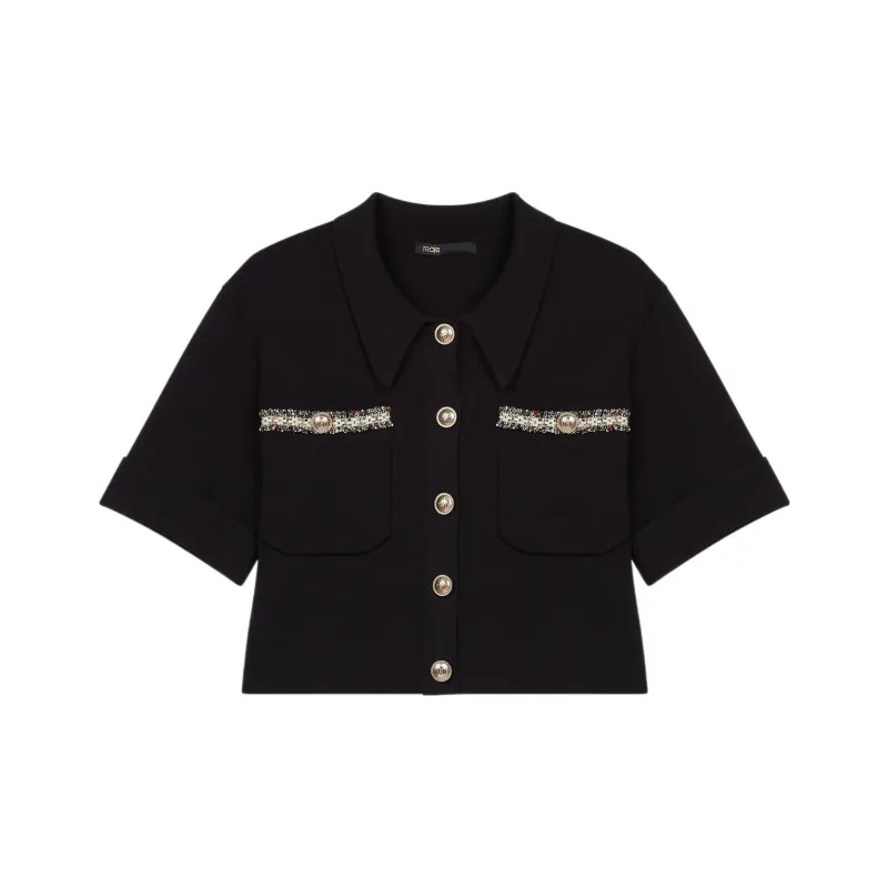 Maje SS22 Knitwear Women's Black-0
