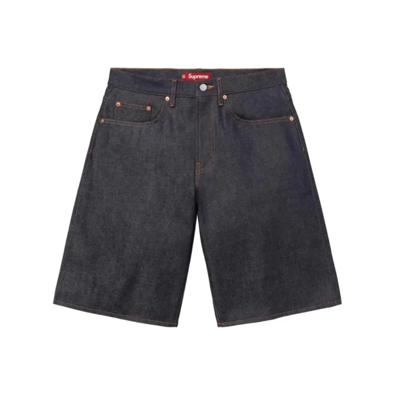 Supreme Rigid Baggy Selvedge Denim Short-0
