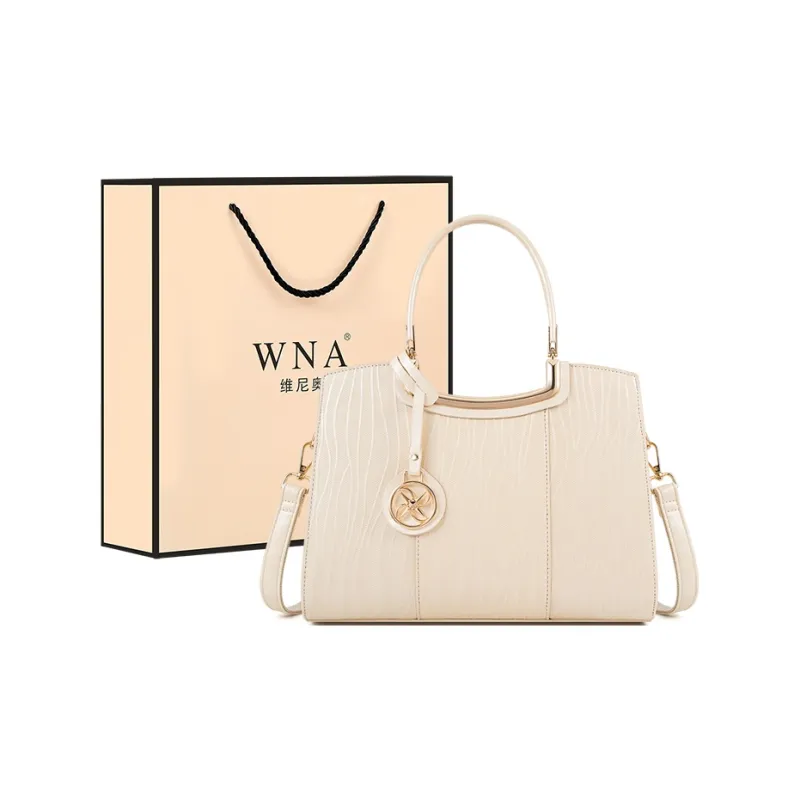Vigno Synthetic Leather Handbags Crossbody Bags Large Size Women's White/Black-50