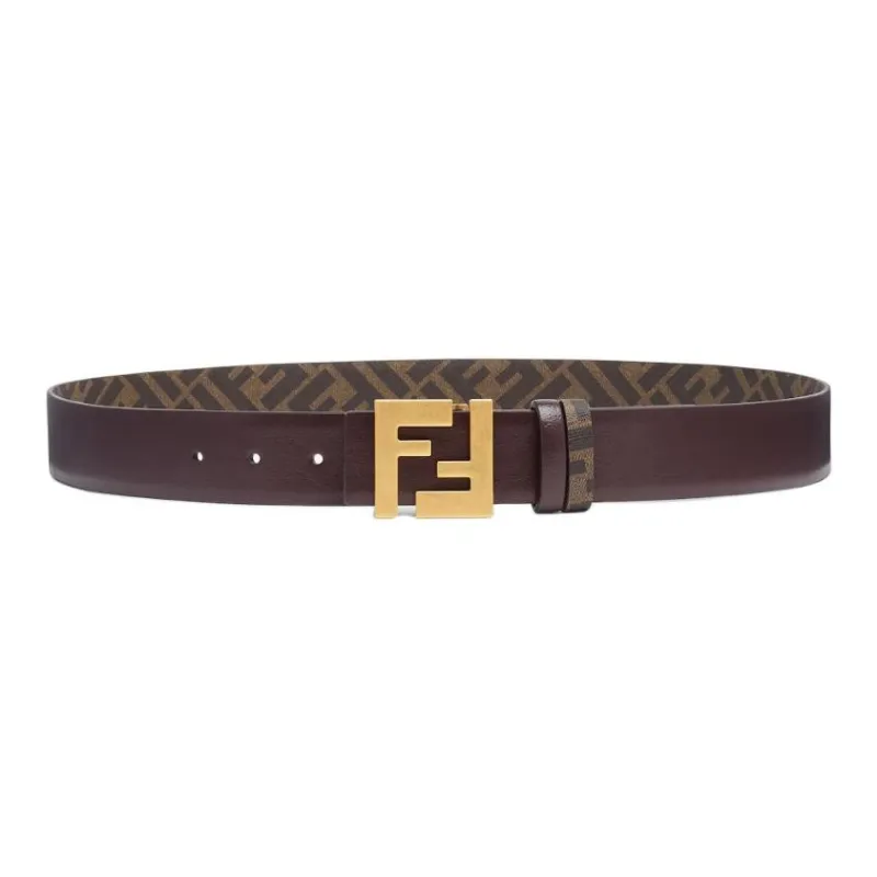 FENDI Ff Squared Buckle Reversible Belt-0