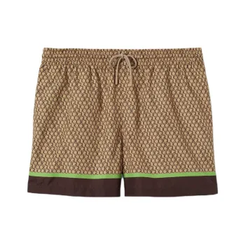 GUCCI SS24 Beach Shorts Men's Brown