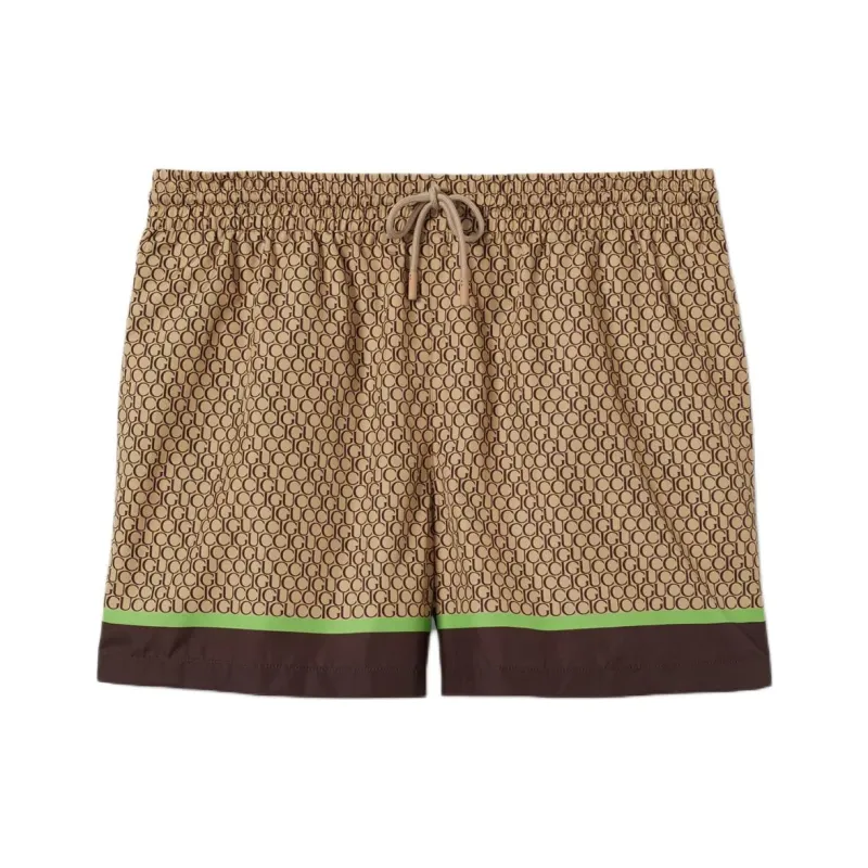 GUCCI SS24 Beach Shorts Men's Brown-0