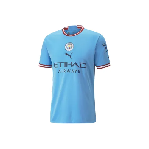 PUMA Manchester City Football Club Soccer Jerseys Men Blue